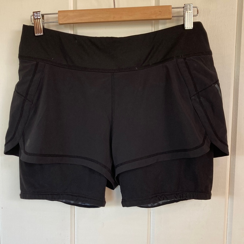 Athleta Running Shorts With Compression Long Shor… - image 3